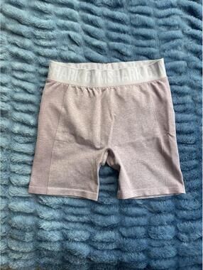 Gymshark Women's Purple and Pink Shorts
